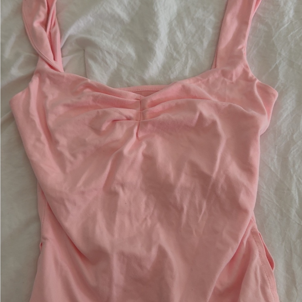 Pink Sleeveless Top